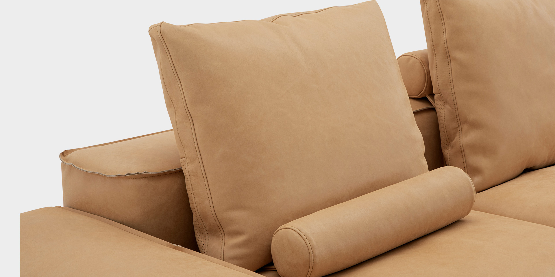 Removable down cushion